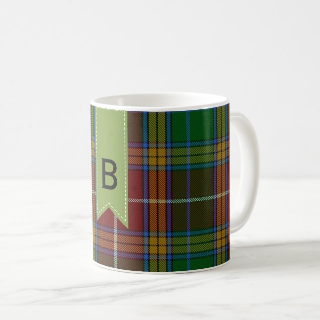 Mug Clan coloré Baxter Plaid (Devant droit)