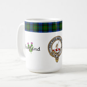 Mug Clan de gunn Badge Tartan & Motto Classic