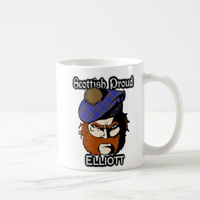 Mug Clan écossais Elliott Tartan écossais (Droite)