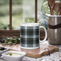 Clan écossais plaid Gordon Green White Check