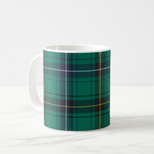 Mug Clan écossais Plaid Henderson Green Black Check