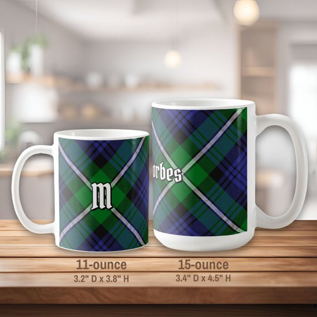 Mug Clan Forbes Tartan (Créateur téléchargé)