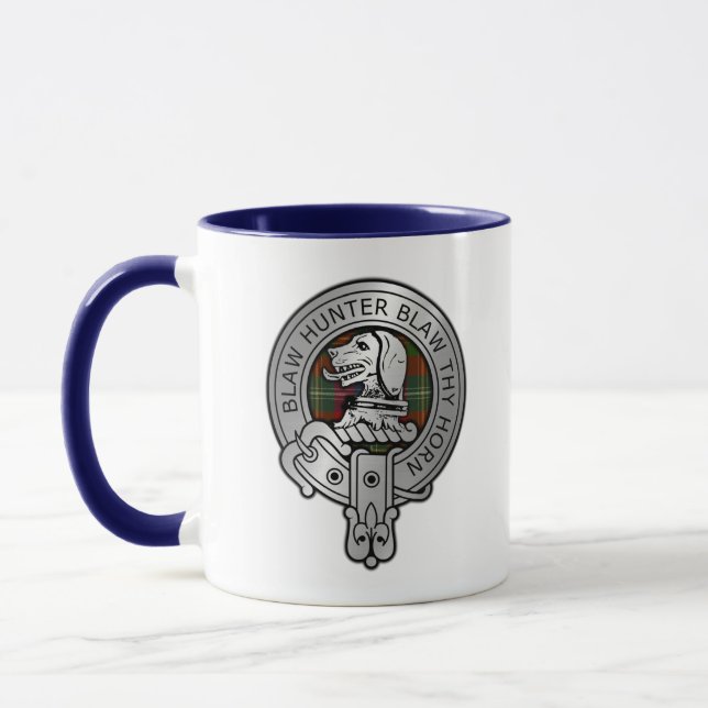 Mug Clan Forrester / Foster Crest & Tartan (Gauche)