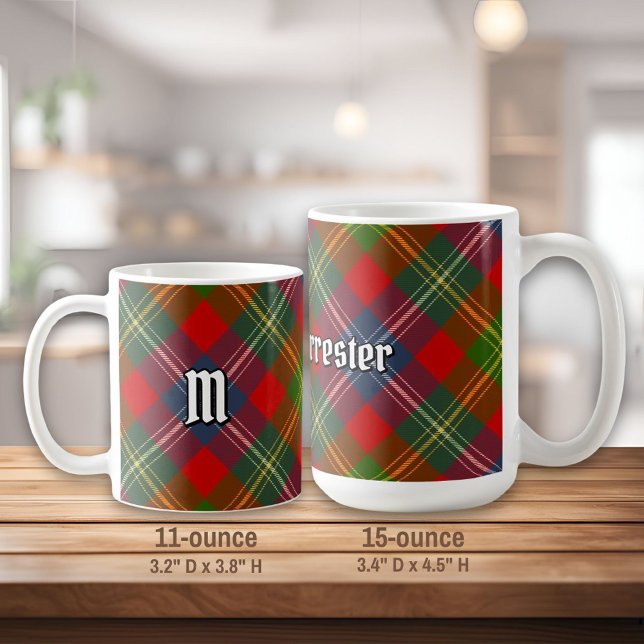 Mug Clan Forrester Tartan (Créateur téléchargé)
