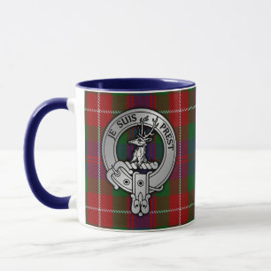 Mug Clan Fraser de Lovat Crest & Tartan