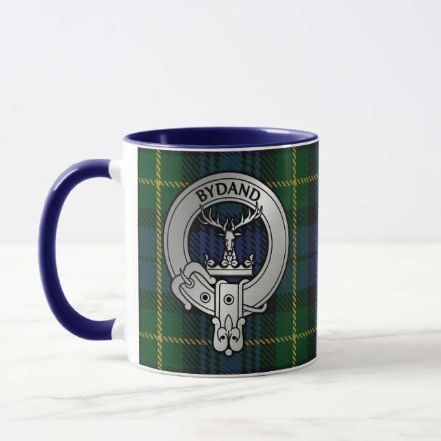 Mug Clan Gordon Crest & Tartan (Gauche)