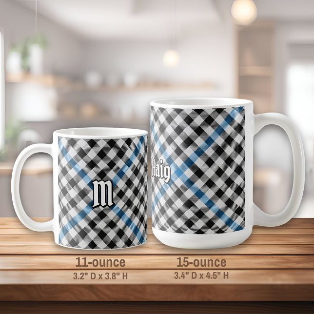 Mug Clan Haig Check Tartan (Créateur téléchargé)
