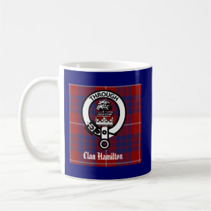Mug Clan Hamilton Crest & Tartan