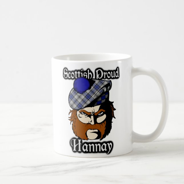 Mug Clan Hannay Tartan Scottish (Droite)