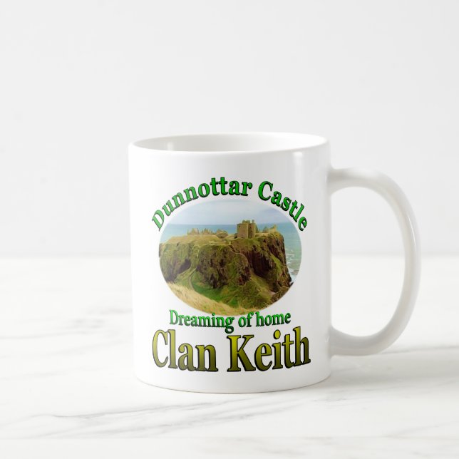 Mug Clan Keith Dreaming of Home Dunnottar Castle (Droite)