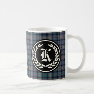 Mug Clan Kennedy Ancient Tartan Monogramme
