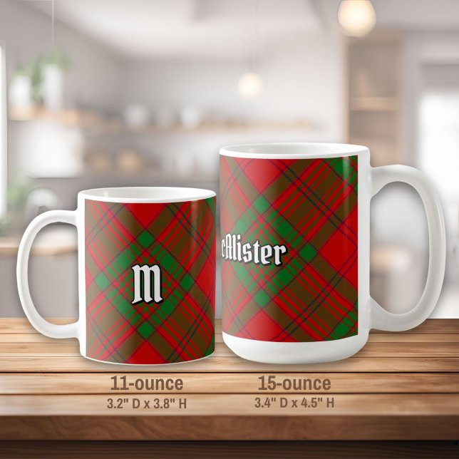 Mug Clan MacAlister de Glenbarr Tartan (Créateur téléchargé)