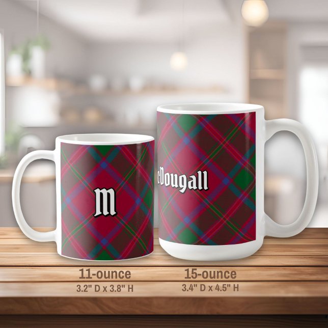 Mug Clan MacDougall Tartan (Créateur téléchargé)