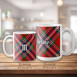Mug Clan MacFarlane Red Tartan