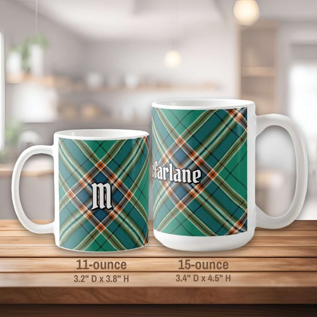 Mug Clan MacFarlane Tartan de chasse antique (Créateur téléchargé)