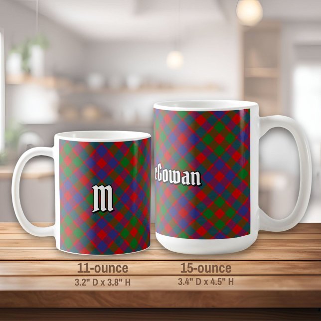 Mug Clan MacGowan Tartan (Créateur téléchargé)