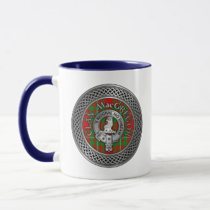 Mug Clan MacGregor Crest & Tartan Knot