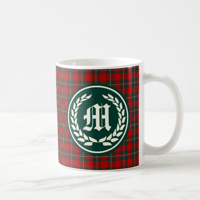 Mug Clan MacGregor Tartan Monogramme (Droite)