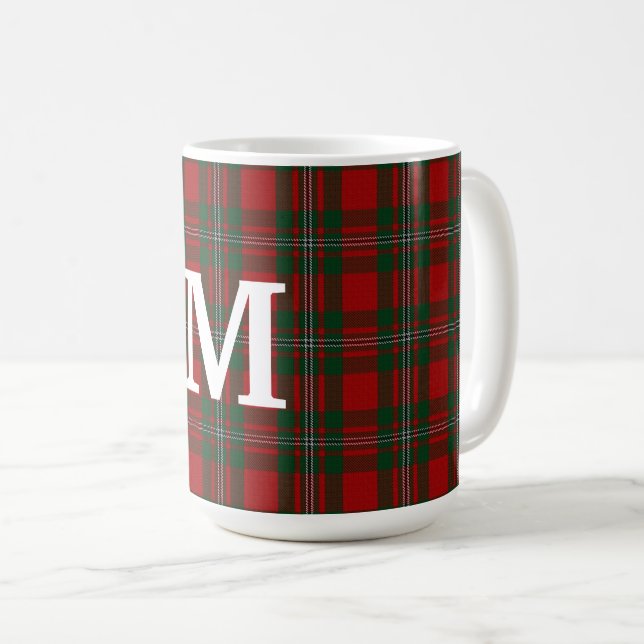 Mug Clan MacGregor Tartan Plaid personnalisé (Devant droit)