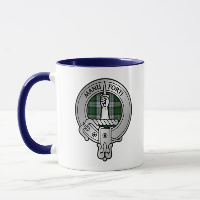 Mug Clan MacKay Crest & Dress Tartan (Gauche)