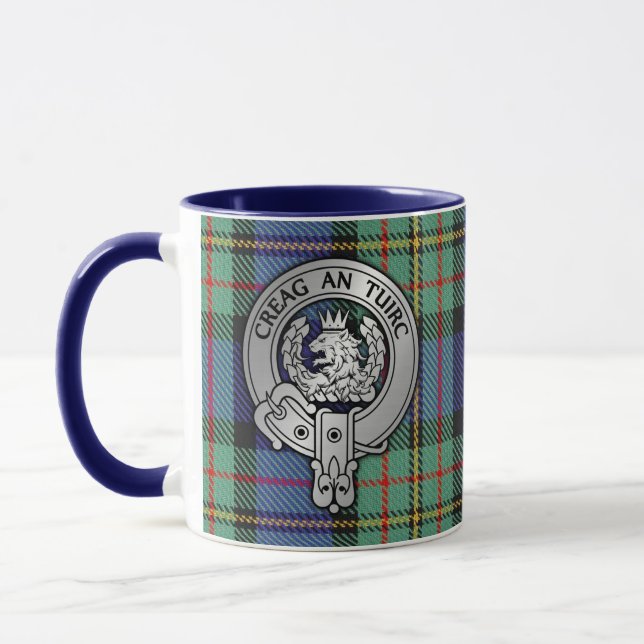 Mug Clan MacLaren Crest & Tartan (Gauche)