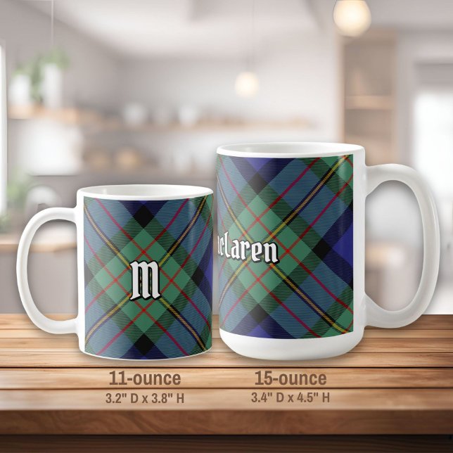 Mug Clan MacLaren Tartan (Créateur téléchargé)