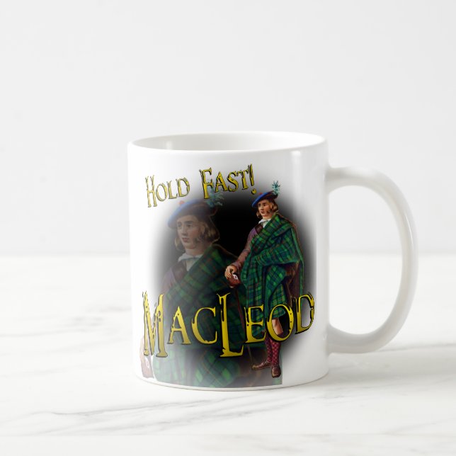 Mug Clan MacLeod Tenez-Vous Rapidement ! Old Scottish  (Droite)