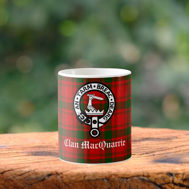 Mug Clan MacQuarrie Tartan et Crest (Créateur téléchargé)