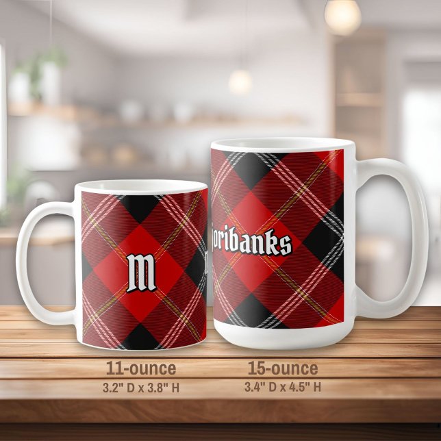 Mug Clan Marjoribanks Tartan (Créateur téléchargé)
