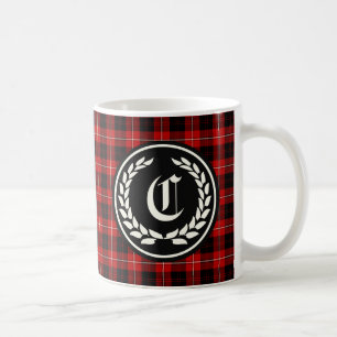 Mug Clan monogramme rouge et noir de Cunningham de