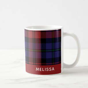 Mug Clan personnalisé MacLachlan Tartan Nom du plan