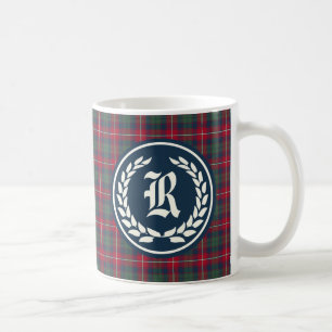 Mug Clan Robertson Tartan Monogram