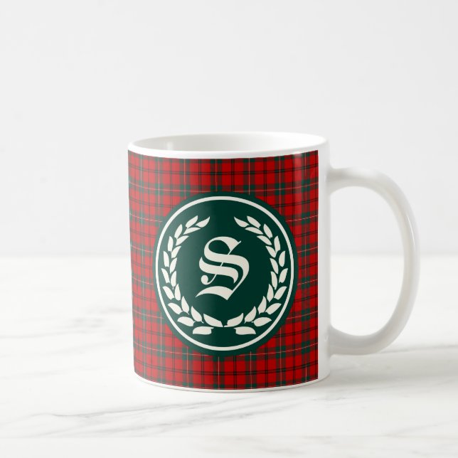 Mug Clan Scott Tartan Monogram (Droite)