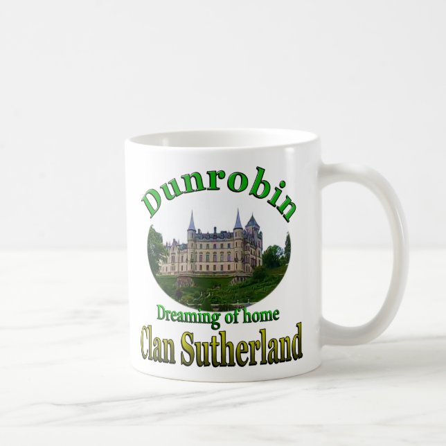 Mug Clan Sutherland Dream of Home Dunrobin Castle (Droite)