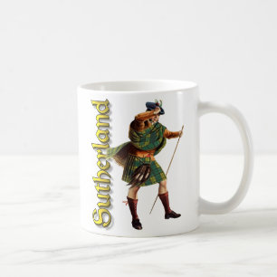 Mug Clan Sutherland Old Scotland