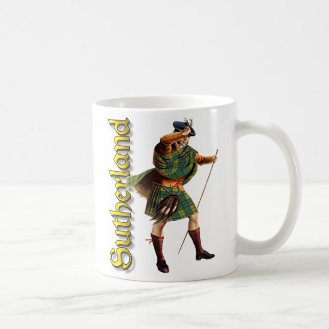 Mug Clan Sutherland Old Scotland (Droite)