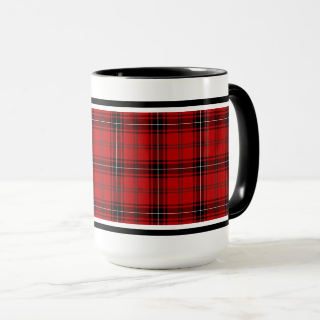 Mug Clan Wemyss Tartan (Devant droit)