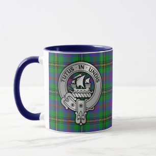 Mug Clan Wood Crest & Tartan