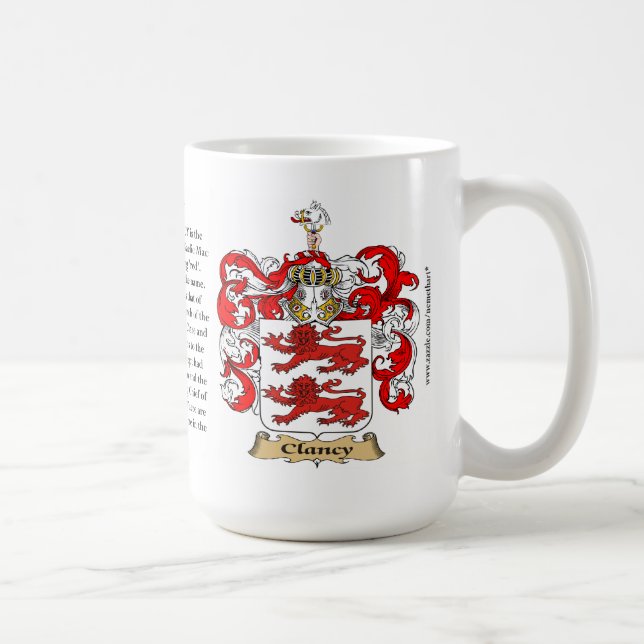 Mug Clancy, l'origine, la signification et la crête (Droite)