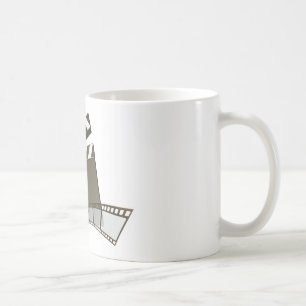 Mug Claquette de film et bobine de pellicule