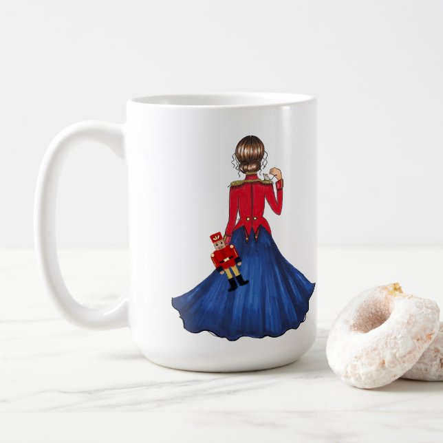 Mug Clara, la souris et le soldat Nutcracker (Avec donut)
