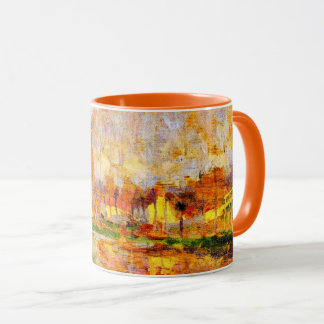 Mug Clarence Gagnon art, Canal du Loing, Moret
