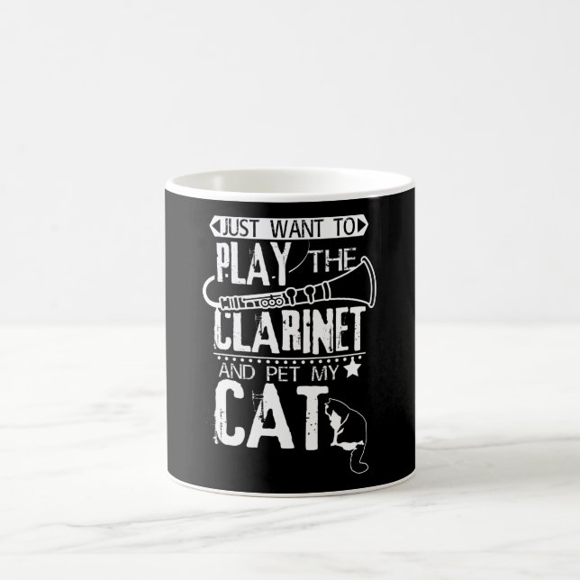 Mug Clarinet Et Chat (Centre)