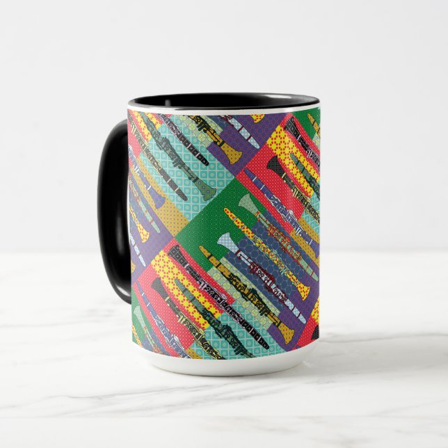 Mug Clarinets à motifs (Devant gauche)