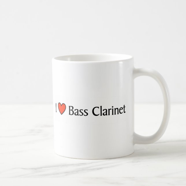 Mug Clarinette basse du coeur I (Droite)