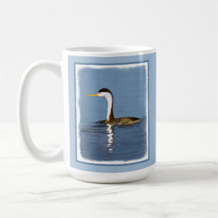 Mug Clark's Grebe Painting - Art original pour les ois