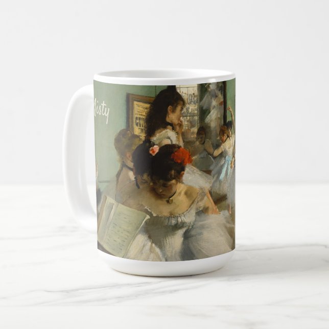 Mug Classe Ballet | Edgar Degas | Danseuse personnalis (Devant gauche)