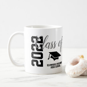 Mug Classe bleue personnalisée de 2022 Cadeaux école