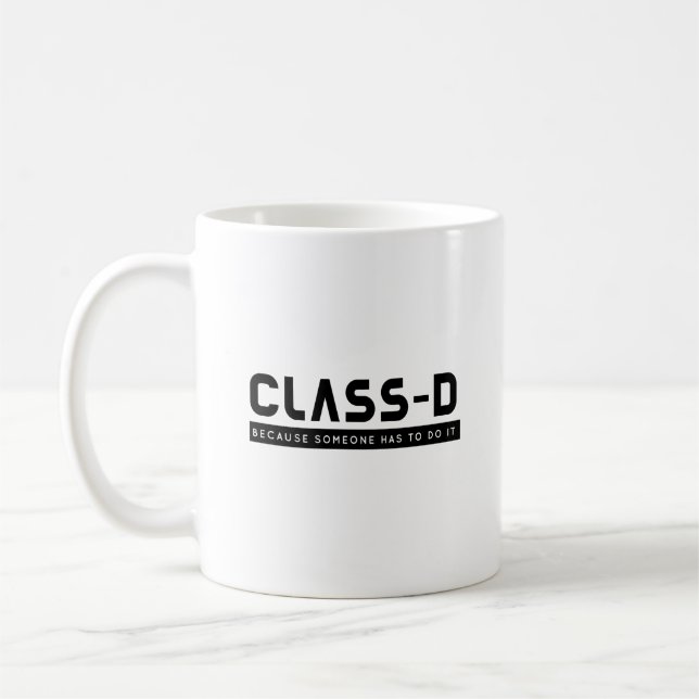 Mug Classe D Quelqu'un fait de l'amusant Prisonnier SC (Gauche)
