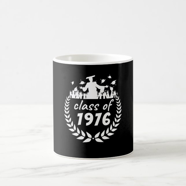 Mug classe de 1976 diplôme ou dessin de réunion par an (Centre)